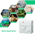 thumbnail image 7 of Adjustable Thermostat, Briidea Plug in Heating & Cooling Thermostat with LED Indicator, Compatible with Space Heater, Window Air Conditioners, Fans, Ideal for Household, Reptile, Greenhouse, 7 of 7