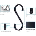 thumbnail image 4 of S Hook-Space Aluminio Negro [paquete de 14] Adepaton WMSS-386, 4 of 6