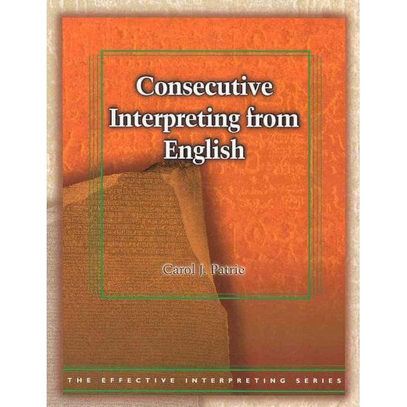 Cicso Independent BDVD185 Effective Interpreting - Consecutive Interpreting from English Study Set