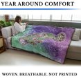 thumbnail image 4 of Pure Country Weavers Manatee Animal Spirits Totem - Sue Coccia Blanket Throw Woven from Cotton - Made in The USA (54x72), 4 of 7