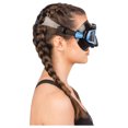 thumbnail image 4 of Visor Máscara Adulto CRESSI  Liberty Quattro Negro/Azul Cuatro Lentes Transparentes Amplia Visión, 4 of 6
