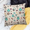 thumbnail image 2 of BANET Throw Pillow Cover Abstract Join Pillowcase Home Decorative Square Pillow Case Cushion Cover 24x24in, 2 of 5