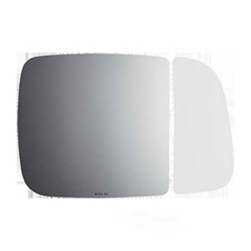 Burco Side View Mirror Replacement Glass with Motor Mount Plate - Clear Glass - 4340RSG