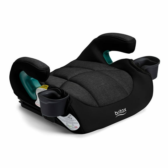 Britax UpNGo Click Backless Booster Seat, Raven Black