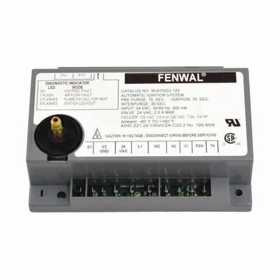Fenwal Control Board, 24V 35-615922-125
