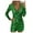 Green, variant on Elegant Long Sleeve Sequin Party Dress for Women Sophisticated Slim Fit Midi Gown with Neckline Detail and Self Cultivation Design for Ladies Attire Green XXL