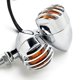 thumbnail image 1 of Harley Cruise Prince Retro Motocicleta Metal Retro Grille Grille Plated Silver Turn Signal, kaili Sencillez, 1 of 5