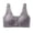 A-Purple108, variant on Daisy Bras For Older Women Front Closure Comfortable Shoulder Strap Cotton Backless Full Coverage Comfort Push Up Bras