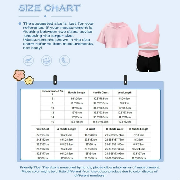 Miutii Kids Girls 3pcs Dance Outfit Gymnastic Sports Tracksuit Short Hoodie Hooded with Tank Top Light Purple 8