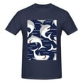 thumbnail image 4 of Bingfone Angry Shark Men'S Loose Fit Short-Sleeve Pocket T-Shirt, 4 of 7