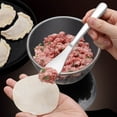 thumbnail image 1 of Cuchara para dumplings de acero inoxidable, cuchillo para wonton, herramienta para mezclar, grado comercial, filo afilado, mango ergonómico, para cocinar en la cocina y preparar alimentos en, 1 of 9