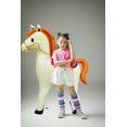 thumbnail image 3 of Caballo hinchable 3D DOINIDAMI para decoración de fiesta, color beige, 3 of 9