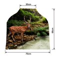 thumbnail image 2 of PKQWTM Tropical Stream And Sika Deer Nursing Cover Baby Breastfeeding Infant Feeding Cover Baby Car Seat Cover, 2 of 2