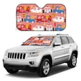 thumbnail image 3 of Bingfone Cartoon with Traffic Elements Car Windshield Sunshade,Sun Foldable Sun Shield Sun Visor for Car - Medium, 3 of 9