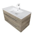 thumbnail image 7 of Cutler Kitchen And Bath Fv 36 Kato 36" Wall Mounted Single Basin Vanity Set - Dorato, 7 of 7
