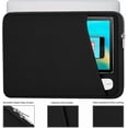 thumbnail image 2 of 17" Shockproof Laptop Sleeve with front pocket, for HP Dell Asus Lenovo, Black, 2 of 7