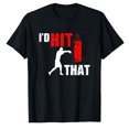 thumbnail image 1 of AALJY Funny Boxer Gifts I'd Hit That Boxing T-Shirt, 1 of 5