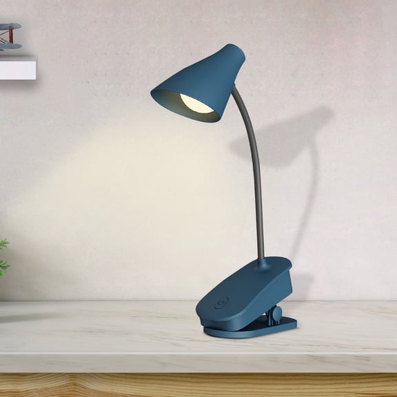 AZXY Desk Lamp,Clip Lamps,Battery Adjustable Height Desk Lights for Home Office,Led Desk Lights for Bedside Table Bedroom Reading