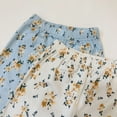 thumbnail image 5 of Stamzod Girls 2 Piece Outfits Summer Clothes Lace Ribbed Floral Cami Top + Shorts Set Casual Girls Short Sets Beige 3 Months, 5 of 6