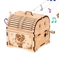 thumbnail image 1 of Rompecabezas de madera 3D caja de música clásica decoración del hogar juguetes educativos de madera duraderos portátiles para niños, 1 of 5
