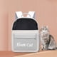 thumbnail image 3 of Mochila grande ventilada para transportar mascotas, ideal para pasear al aire libre, perros y gatos. Gris, 3 of 6