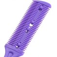 thumbnail image 4 of Peine de doble filo para adelgazar el cabello con diseño de recorte seguro y cuchillas reemplazables., 4 of 5