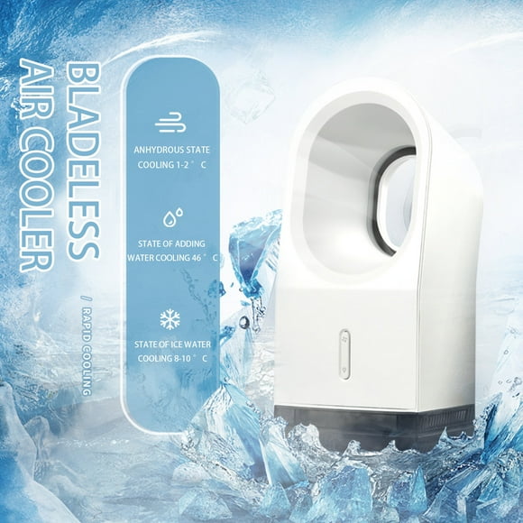 Portable Air Conditioners Cooling Fan 50% off Clearance! Desktop Bladeless Conditioner Fan Night Light Cool Fan Low Noise