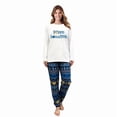 thumbnail image 3 of iHapHap Happy Hanukkah Couple Pajamas, Cotton Blend Festival Sleepwear, Men 2XL, 3 of 5