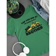 thumbnail image 3 of Big Brother Tractor Tstars Toddler's Shirt - Perfect for Pregnancy Announcements - Exciting Sibling Reveal - Boys Themed Tee - Fun Gift for New Big Brother - 4T Gray, 3 of 7