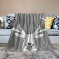 thumbnail image 2 of Nawypu  Deer Flannel Bed Blanket  Woodland Deer Head Throw Blanket Lightweight Cozy Plush Blanket for Bedroom Living Rooms Sofa Couch, 2 of 6