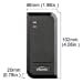 thumbnail image 4 of Visionis VIS-3100 Access Control Black RFID Weatherproof IP66 Proximity Card Reader 125KHz Compatible with Wiegand 26 Bit for Door Entry System, 4 of 5