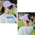 thumbnail image 4 of gorra de verano shaofei Visera retráctil anti-UV rosa, 4 of 5