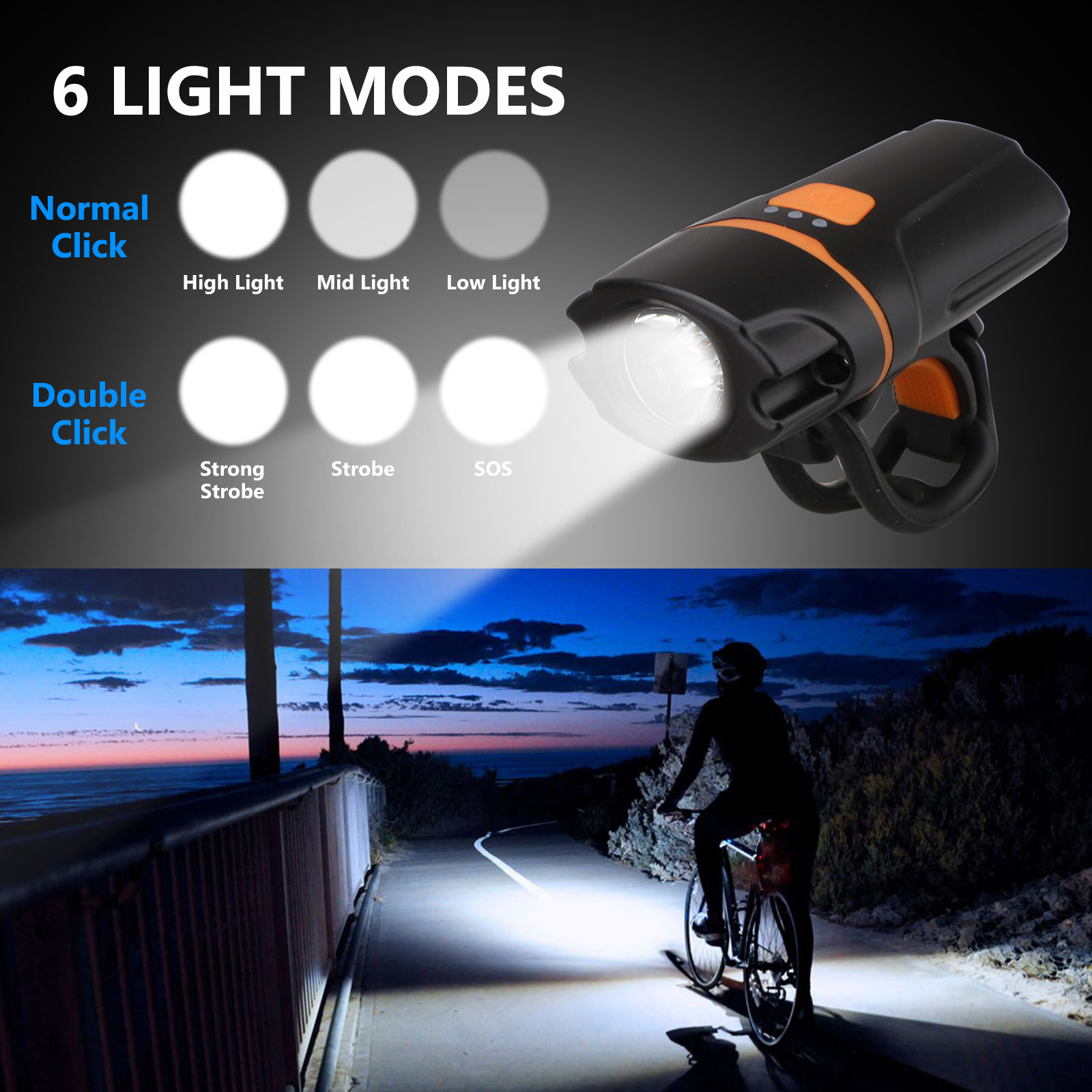 brightest bike lights for night riding