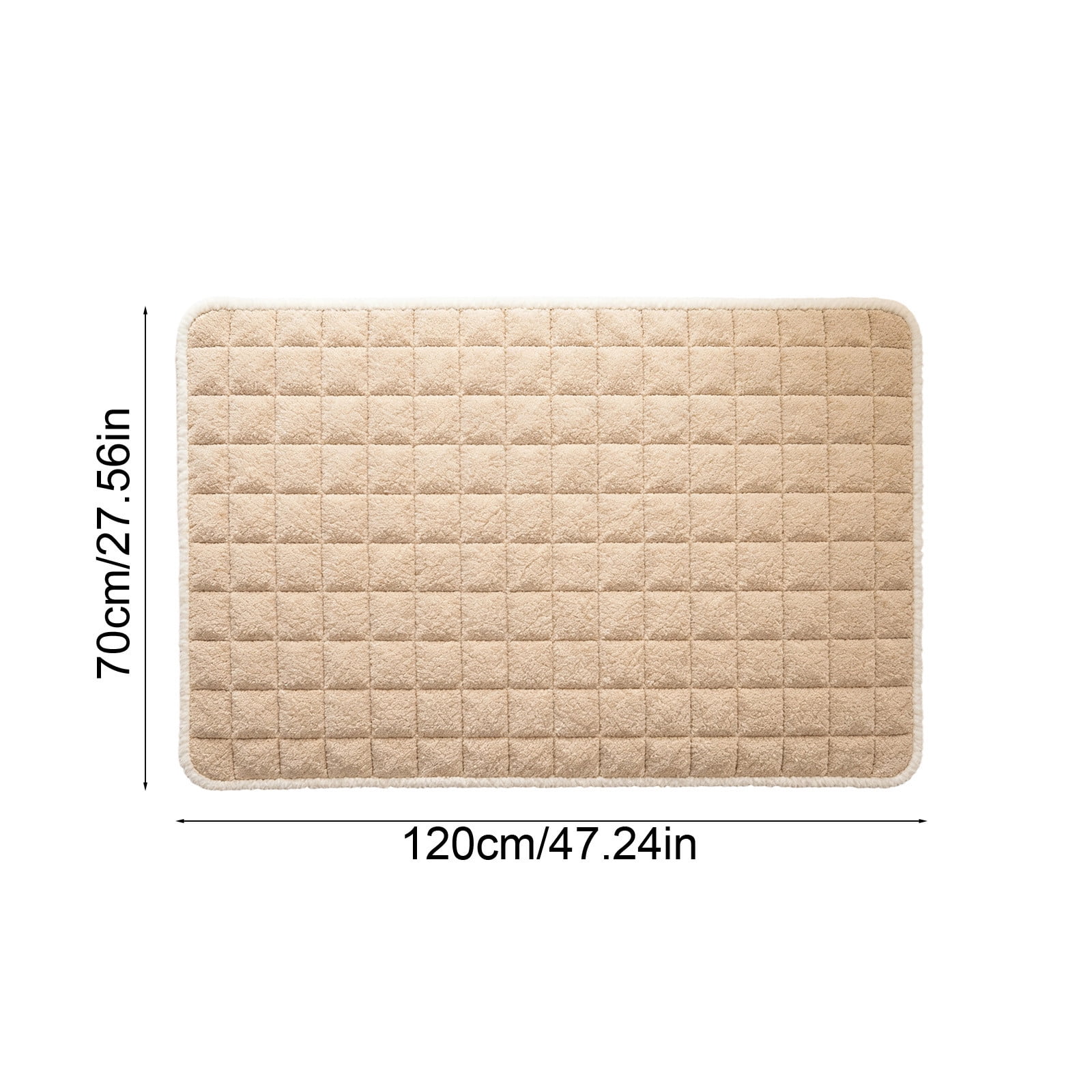 Sofa Seat Cushion,Thick Plush Sofa Cushion Soft Non Slip Fixed Seat Pad Straight Line Design For Autumn Winter Sofa Decoration Living Room Couch And Home Daily Use