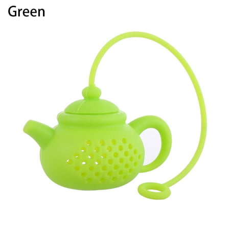 

Livesture Creative cartoon silicone cute tea strainer Green
