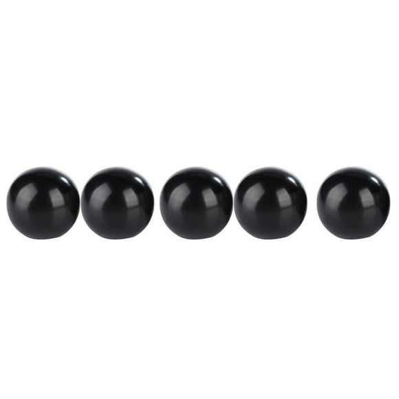 5Pcs Black Threaded Knob Ball Lever Knob Ball Lever Knob M12X1.75 Knob Lever Knob Copper Insert M12x40