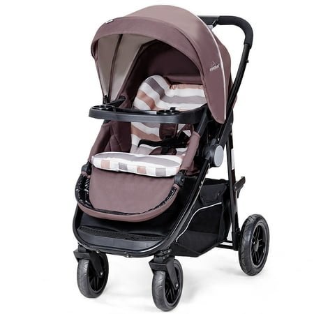 Costway Aluminum Lightweight Foldable Baby Stroller Newborn Infant Kids Travel (Best Lightweight Stroller For Newborn)