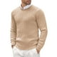 thumbnail image 2 of Jersey de cuello redondo de punto para hombre: manga larga ajustada, color liso floral, poliéster, estampado 3D, ropa informal y de fiesta., 2 of 3