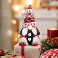 thumbnail image 4 of Christmas Gnome Plush Figurine Nordic Faceless Tomte Doll with Tall Knit Hat & Beard for Tabletop Mantel Shelf Decor Available in Multiple Styles, 4 of 5