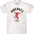thumbnail image 1 of Fireball T-shirt Coloris Blanc Whisky Logo - 2Xlarge, 1 of 1