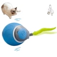 thumbnail image 2 of Juguetes interactivos para gatos, pelotas rodantes para interiores con control táctil, juguetes automovibles, NUEVOS, mejores, 2 of 7