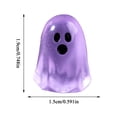 thumbnail image 4 of QLUEWX Glow in The Dark Mini Ghost Figurine, Luminous Glitter Pastel Tiny Ghost Statues, DIY Hanging Ornaments for Fairy Garden Tiered Tray, Halloween Decorations for Home Party Tabletop Decor F, 4 of 8