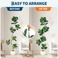thumbnail image 6 of Shininglove Artificial Fiddle Leaf Fig Tree, 6FT Faux Ficus Lyrata in White Pot for Home, Office & Living Room Decor, 6 of 6