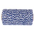 thumbnail image 4 of 100m Rollo de Cuerda Cinta Hilo para Costura Artesanía Azul Blanco Soledad Papel de regalo de cuerda, 4 of 9