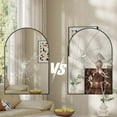 thumbnail image 6 of Arch Wall Mirrors,Modern Black Mirrors,Arched Mirror with an Arch Metal Frame for Bathroom,Bedroom or Living Room, 6 of 11