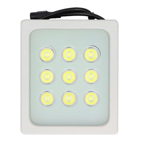 

DC12V 9 Beads White Light Camera Fill Light 9W CCTV Camera Light Surveillance Fill Light with IP66 Waterproof Great Thermal Dissipation for In/Outdoor Security Camera