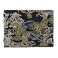 thumbnail image 2 of YsXoWiui 2 Meters Metallic Gold Asian Dragon Cotton Fabric Sewing Craft Deep Blue, 2 of 9