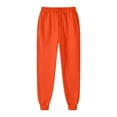thumbnail image 4 of GILIGEGE Two Piece Sets for Women Ladies Women's Autumn and Winter Solid Color Long Sleeve Long Pants Sports Suit Orange S, 4 of 5