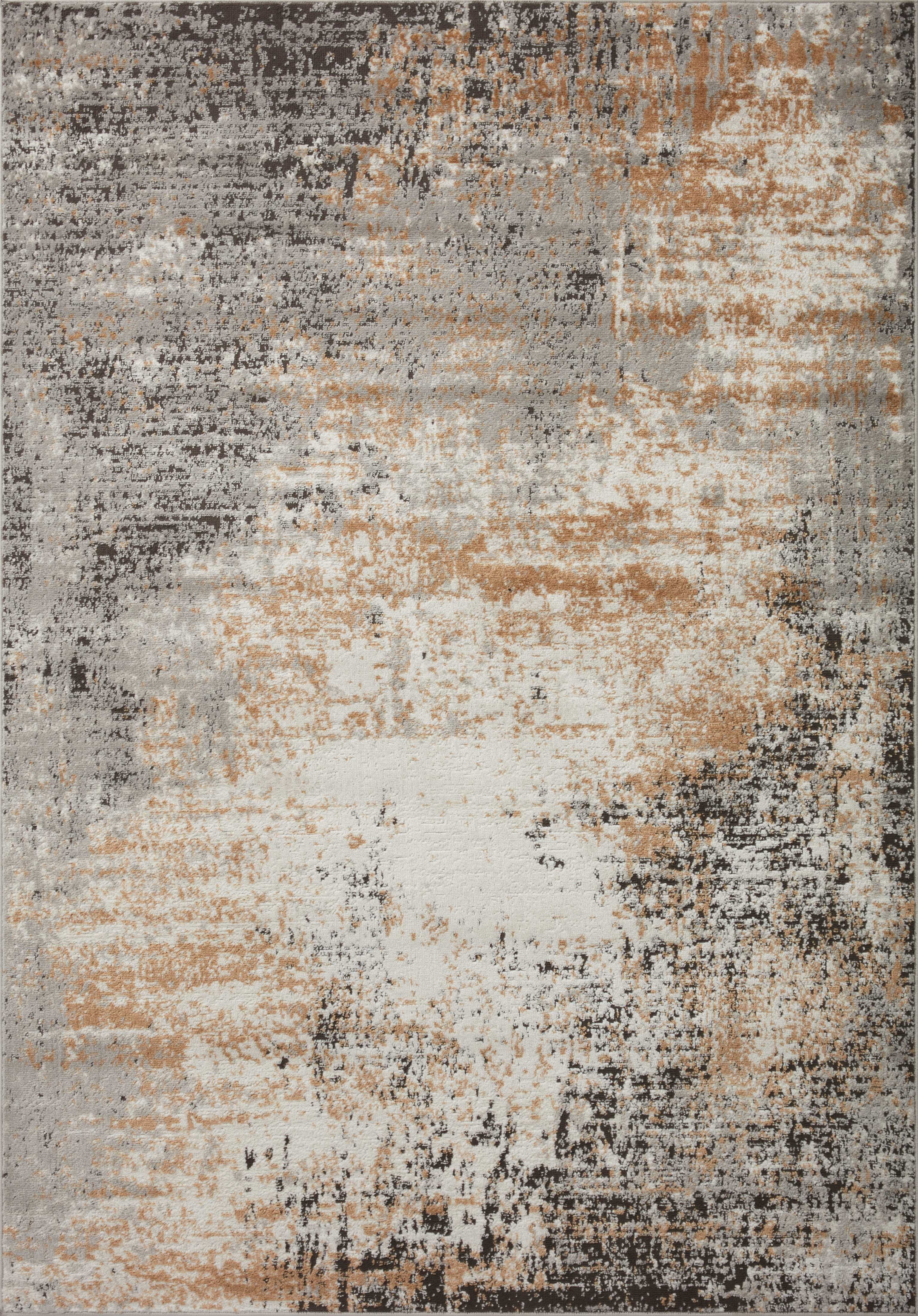 Loloi Bianca Collection BIA-01 Stone / Gold, Abstract Area Rug 11'-6" x 15'