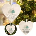 thumbnail image 1 of Heart Shaped Sea Glass Hanging Ornament Coastal Beach Theme For Home Garden Wall Window Display Ceramic German Design, 1 of 5